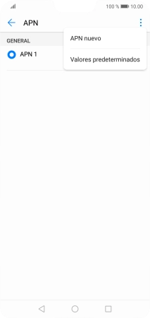 Pulsa APN nuevo.