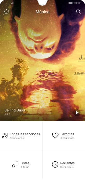 Pulsa Todas las canciones.