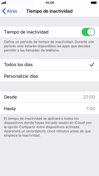 Pulsa la flecha hacia la izquierda.