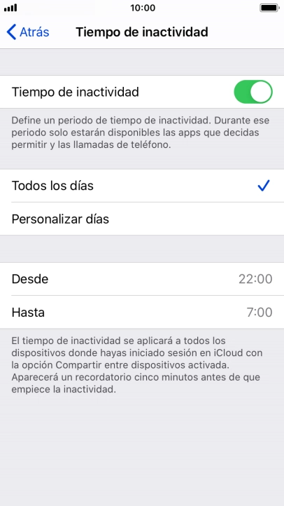Pulsa la flecha hacia la izquierda.