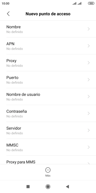 Pulsa Nombre.