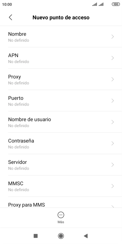 Pulsa Nombre.