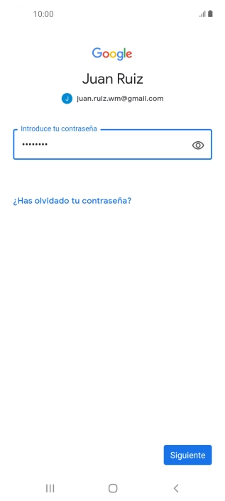 Pulsa Siguiente.