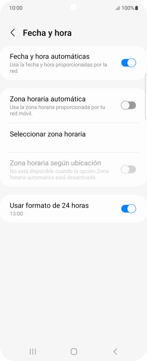 Pulsa el indicador junto a 