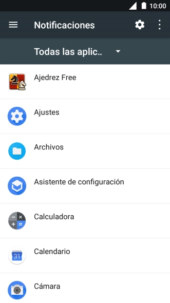 Pulsa la app deseada.