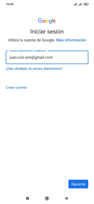 Pulsa Siguiente.