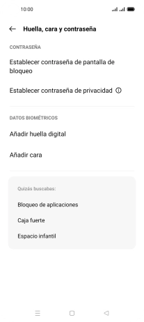 Pulsa Añadir huella digital.