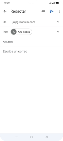Pulsa Asunto e introduce el asunto deseado.