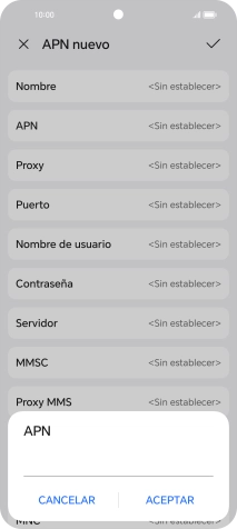 Introduce airtelwap.es y pulsa ACEPTAR.