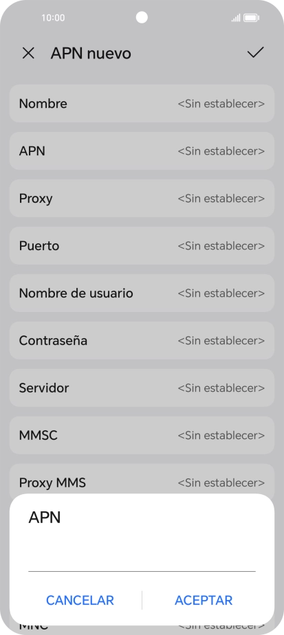 Introduce airtelwap.es y pulsa ACEPTAR.