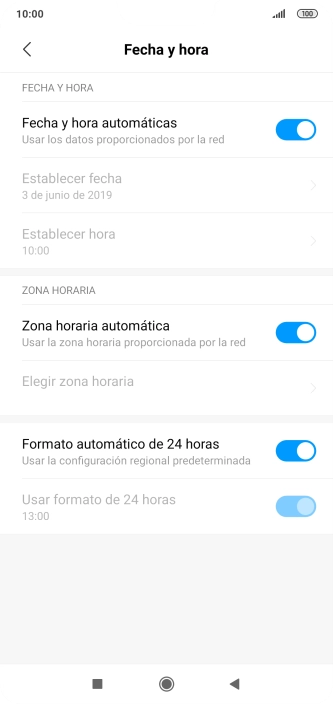 Pulsa la tecla de inicio para terminar y regresar a la pantalla de inicio.