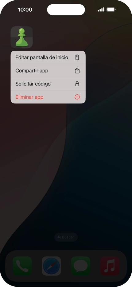 Pulsa Solicitar código.