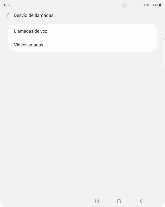Pulsa Llamadas de voz.