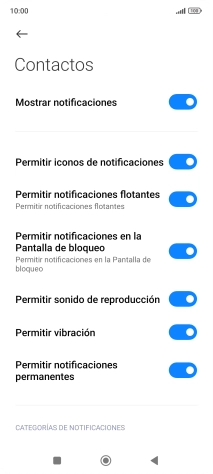 Pulsa el indicador junto a 