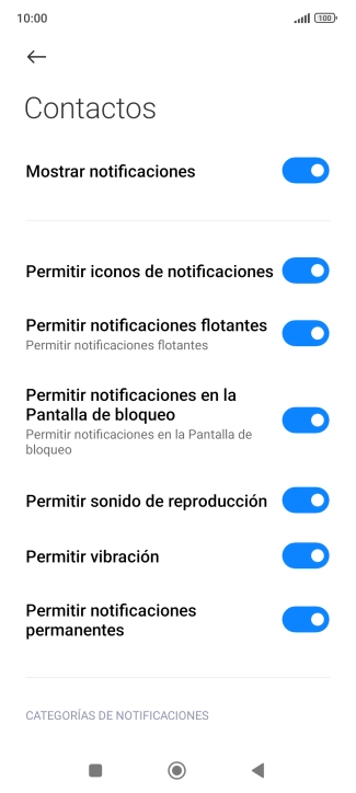 Pulsa el indicador junto a 