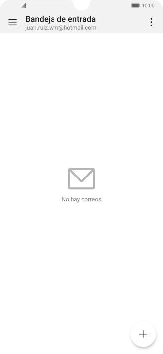 Si aparece en la pantalla esta imagen, tu cuenta de correo electrónico ha sido reconocida y configurada automáticamente. Sigue las indicaciones de la pantalla para introducir más información y terminar la configuración.