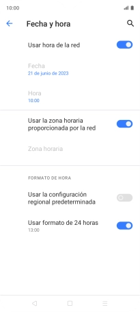 Pulsa la tecla de inicio para terminar y regresar a la pantalla de inicio.