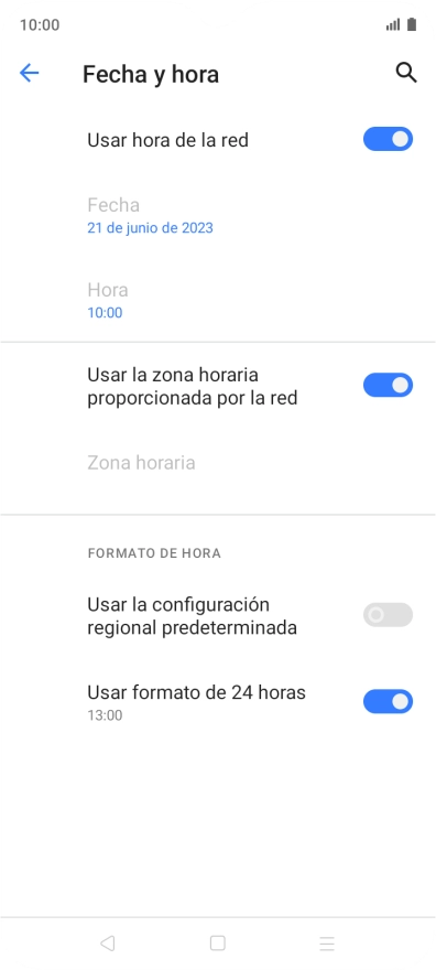 Pulsa la tecla de inicio para terminar y regresar a la pantalla de inicio.