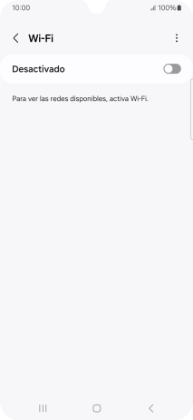 Pulsa el indicador para activar la función.