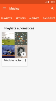 Pulsa la categoría deseada.