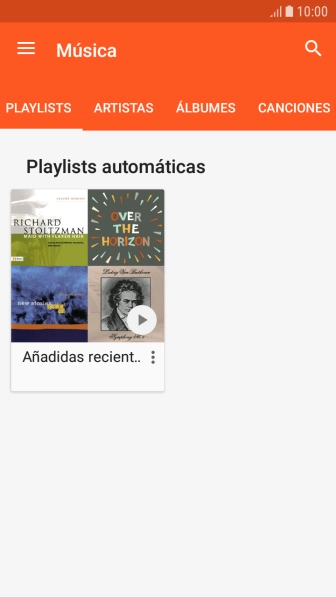 Pulsa la categoría deseada.