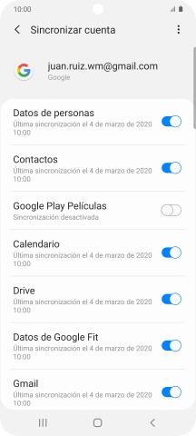 Pulsa la tecla de inicio para terminar y regresar a la pantalla de inicio.