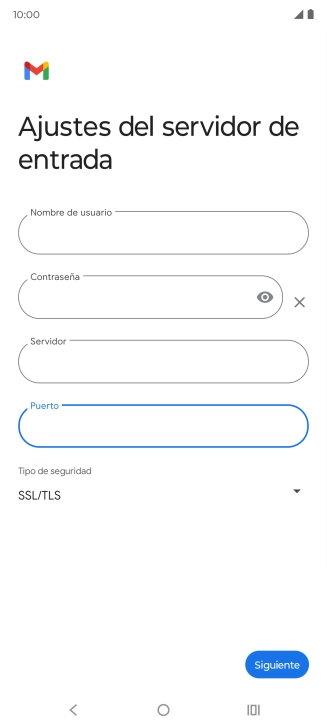 Pulsa Siguiente.