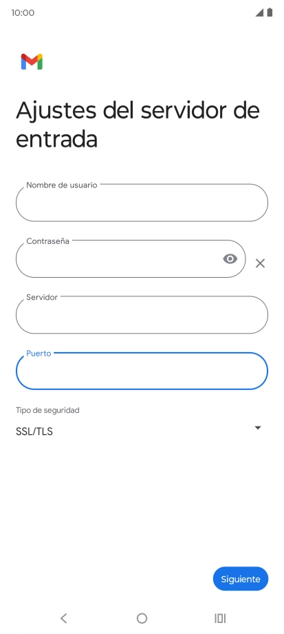 Pulsa Siguiente.