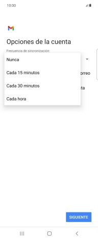 Pulsa el ajuste deseado.