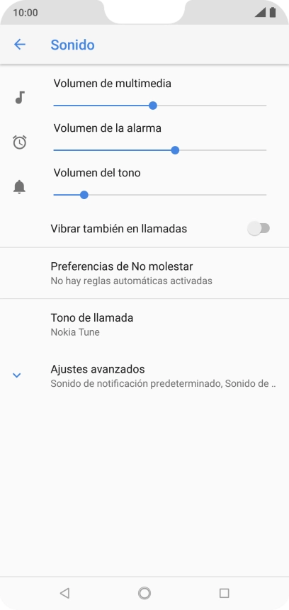 Pulsa Tono de llamada.