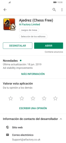 Pulsa DESINSTALAR.