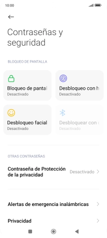 Pulsa Privacidad.
