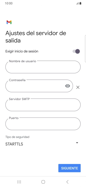 Pulsa el indicador junto a 
