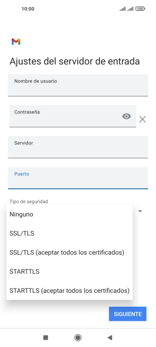 Pulsa Ninguno.