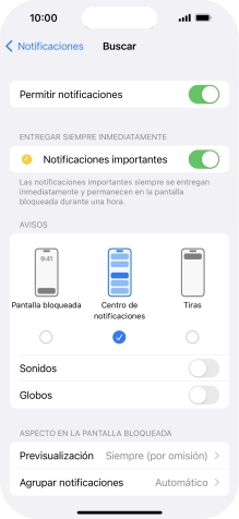 Pulsa el indicador junto a 