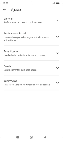 Pulsa Preferencias de red.