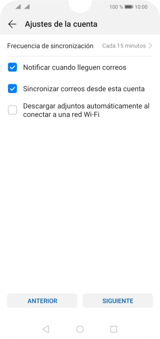 Pulsa Frecuencia de sincronización.