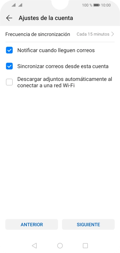 Pulsa Frecuencia de sincronización.