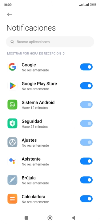 Pulsa la app deseada.