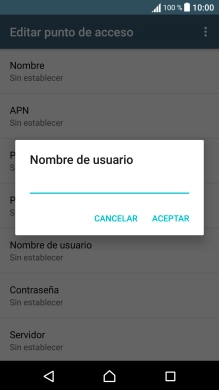 Introduce wap@wap y pulsa ACEPTAR.