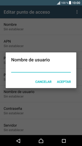 Introduce wap@wap y pulsa ACEPTAR.
