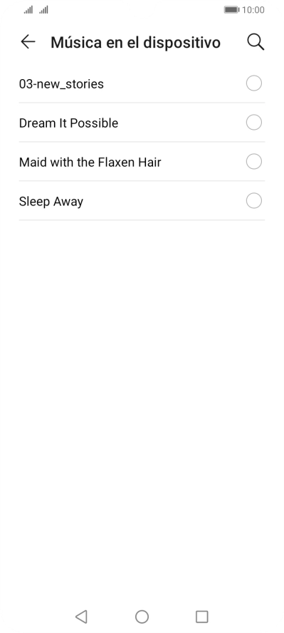 Pulsa los timbres de llamada deseados para escucharlos.
