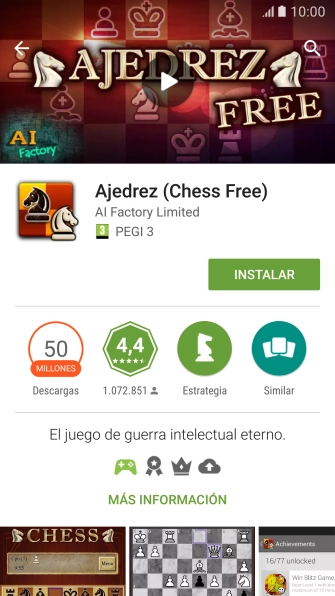 Pulsa INSTALAR y sigue las indicaciones de la pantalla para instalar la app.