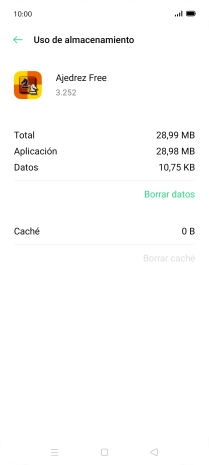 Pulsa la tecla de inicio para terminar y regresar a la pantalla de inicio.