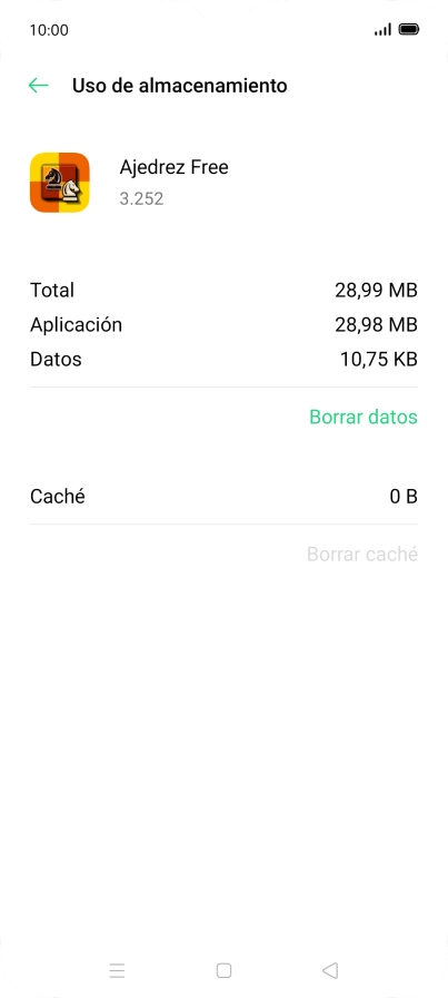 Pulsa la tecla de inicio para terminar y regresar a la pantalla de inicio.