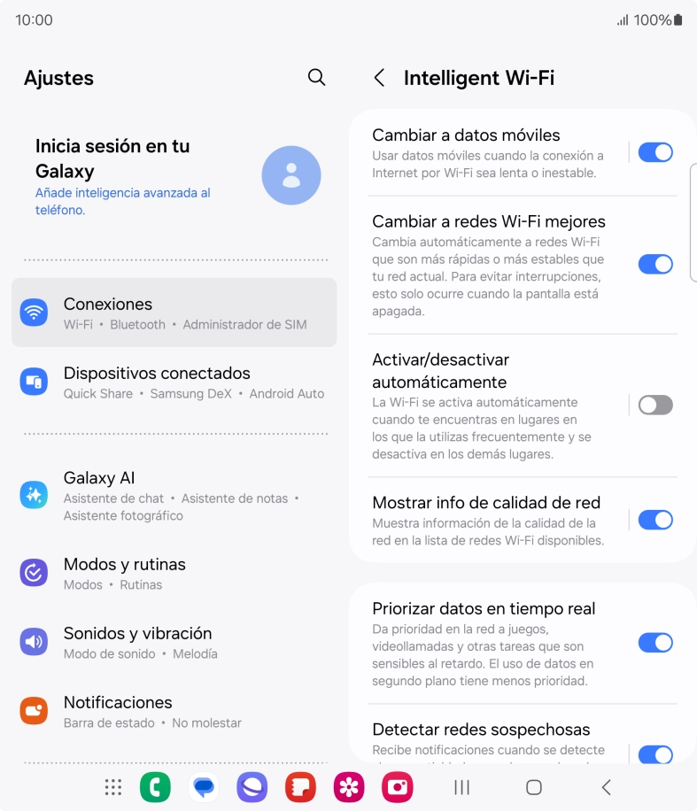 Pulsa el indicador junto a 
