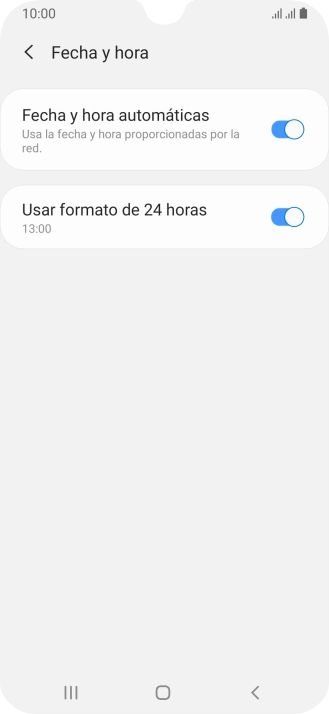 Pulsa la tecla de inicio para terminar y regresar a la pantalla de inicio.