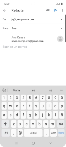 Pulsa el contacto deseado.