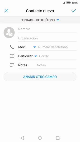 Pulsa la lista desplegable de la guía.