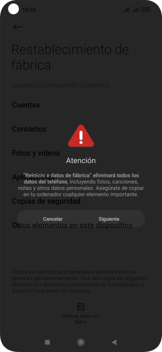 Pulsa Siguiente.